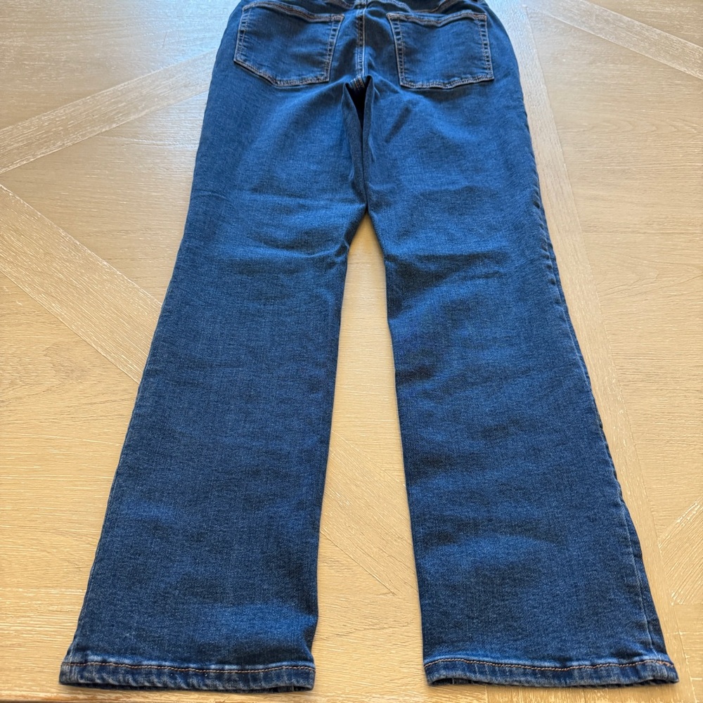 Good American Dark Blue Flare Jeans Sz 8 - Picture 7 of 7